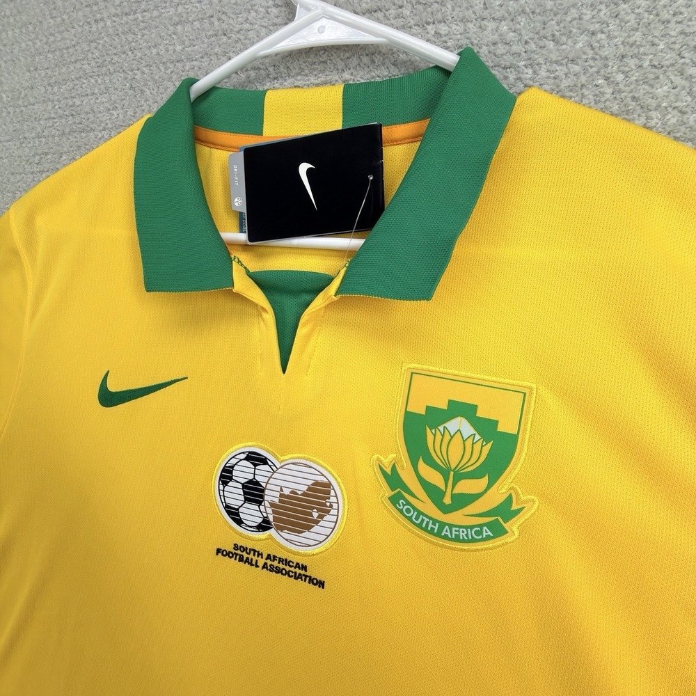 NWT Nike South Africa 2015 Soccer Jersey Mens Large Bafana Bafana 698857-719